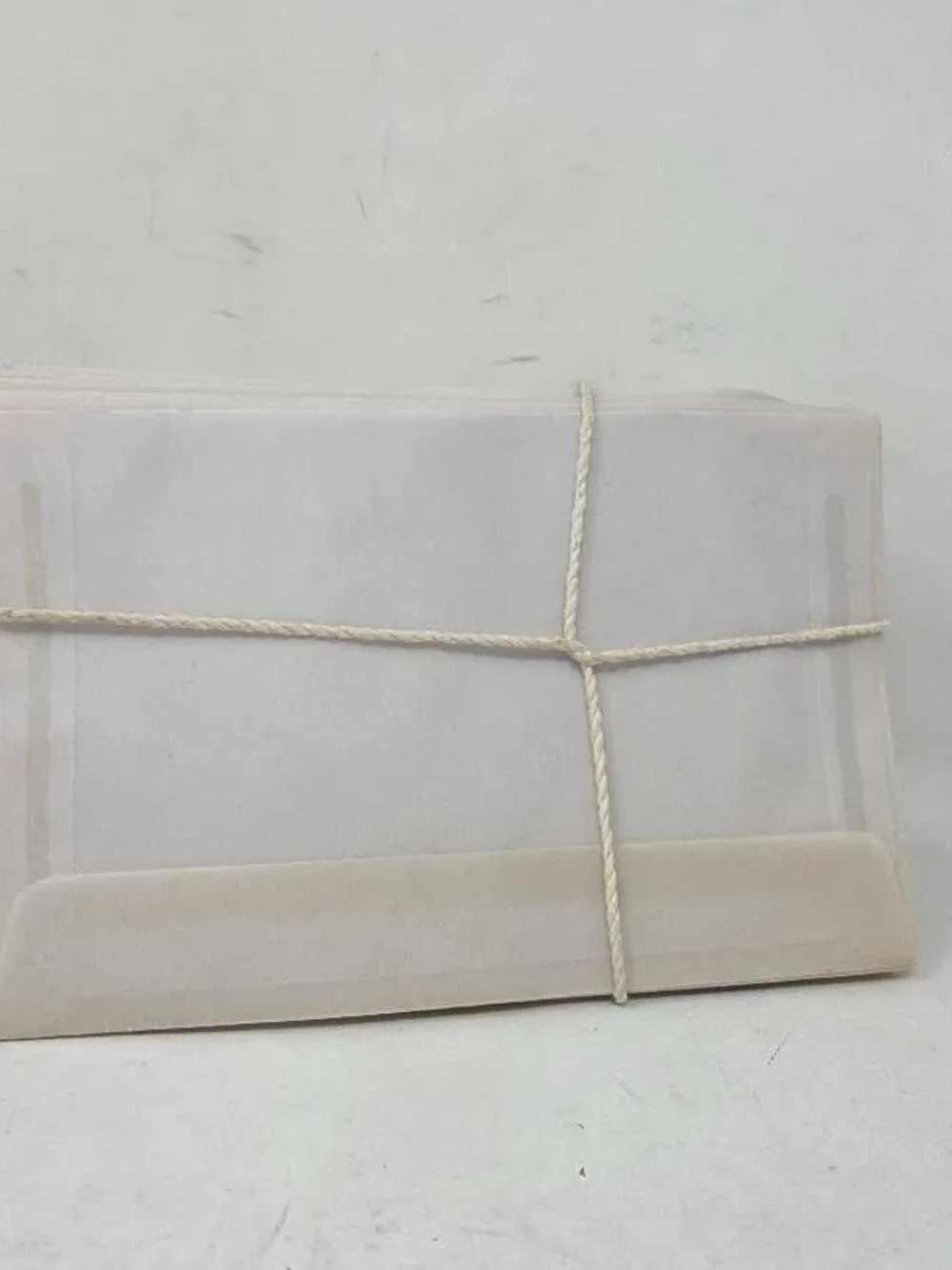 Handmade paper & envelope stationary set with pressed flowers